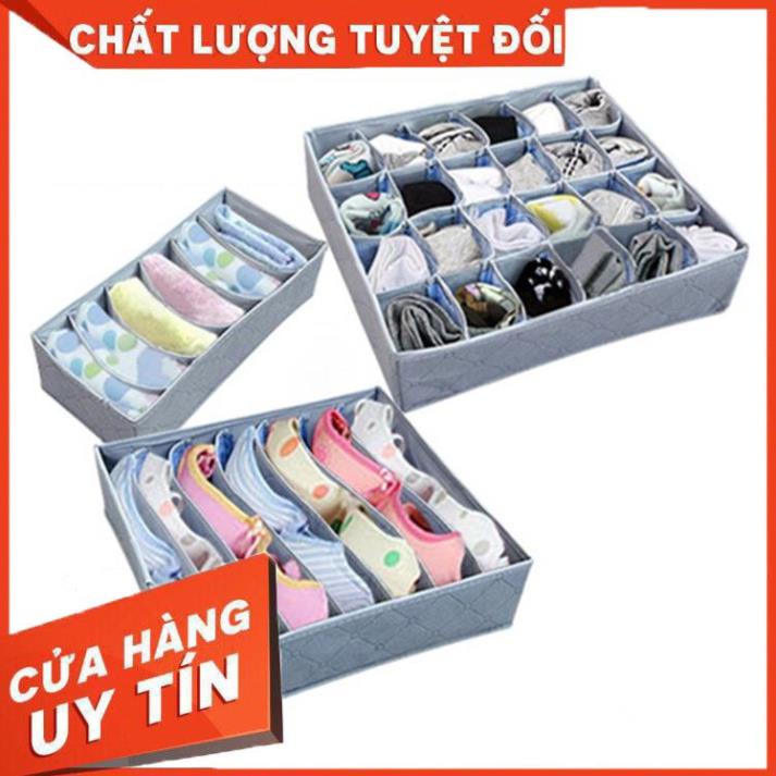 (Video Clip)  Sét 3 Hộp Đựng Đồ Lót, Đồ Trẻ Em, Tất Quần Áo Ngủ Đa Năng