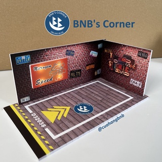 [BNB's Corner] Gara trưng bày bằng formex dành cho mô hình xe 1:32 - Phông nền phối cảnh