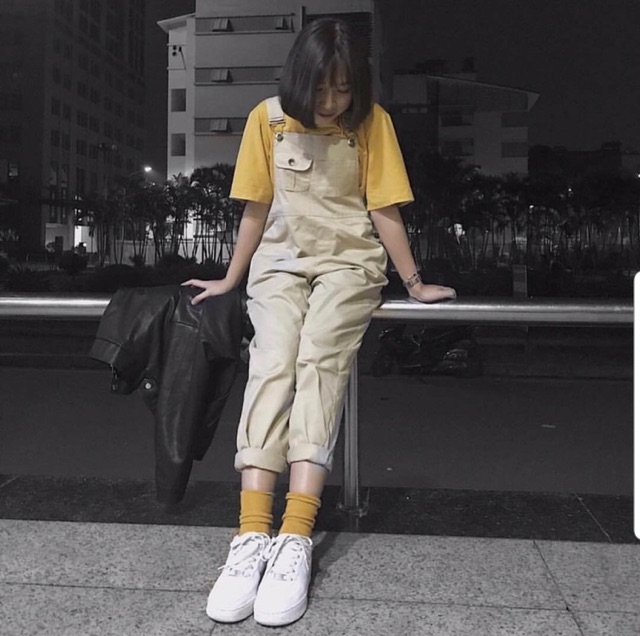 Yếm baggy kaki 😘😘😘 | BigBuy360 - bigbuy360.vn