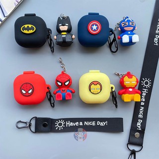 Ốp silicon case Marvel cho tai nghe Galaxy Buds Live / Buds Pro (Mẫu 4)