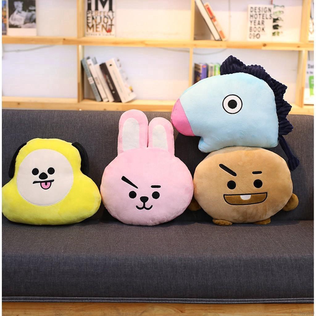 Gối ôm thiết kế hình họa hình BT21 dễ thương cho fan BTS