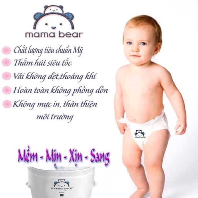 Bỉm quần mama bear 50c size M/L/XL/Xxl