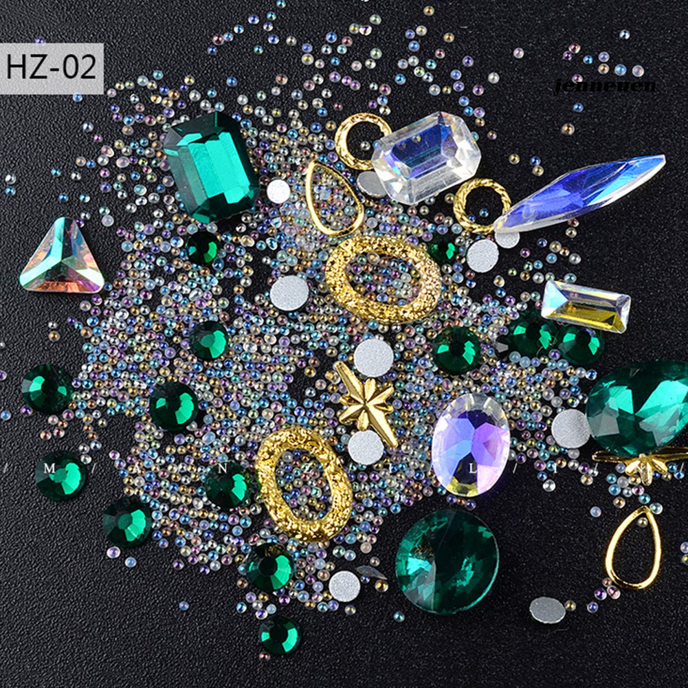 [Hàng mới về] Hộp Phụ Kiện Trang Trí Móng Tay 3D Nghệ Thuật