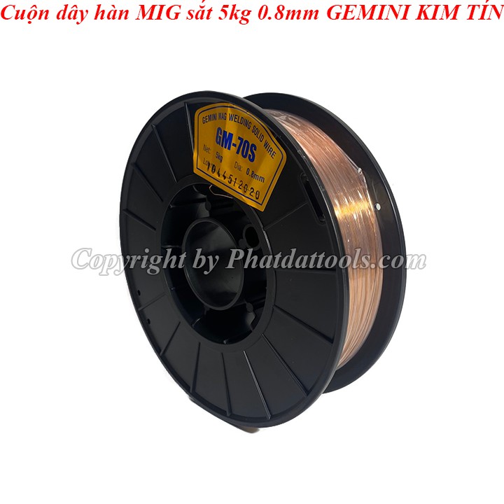 Cuộn Dây Hàn Mig 5kg Dùng Khí GEMINI GM-70S