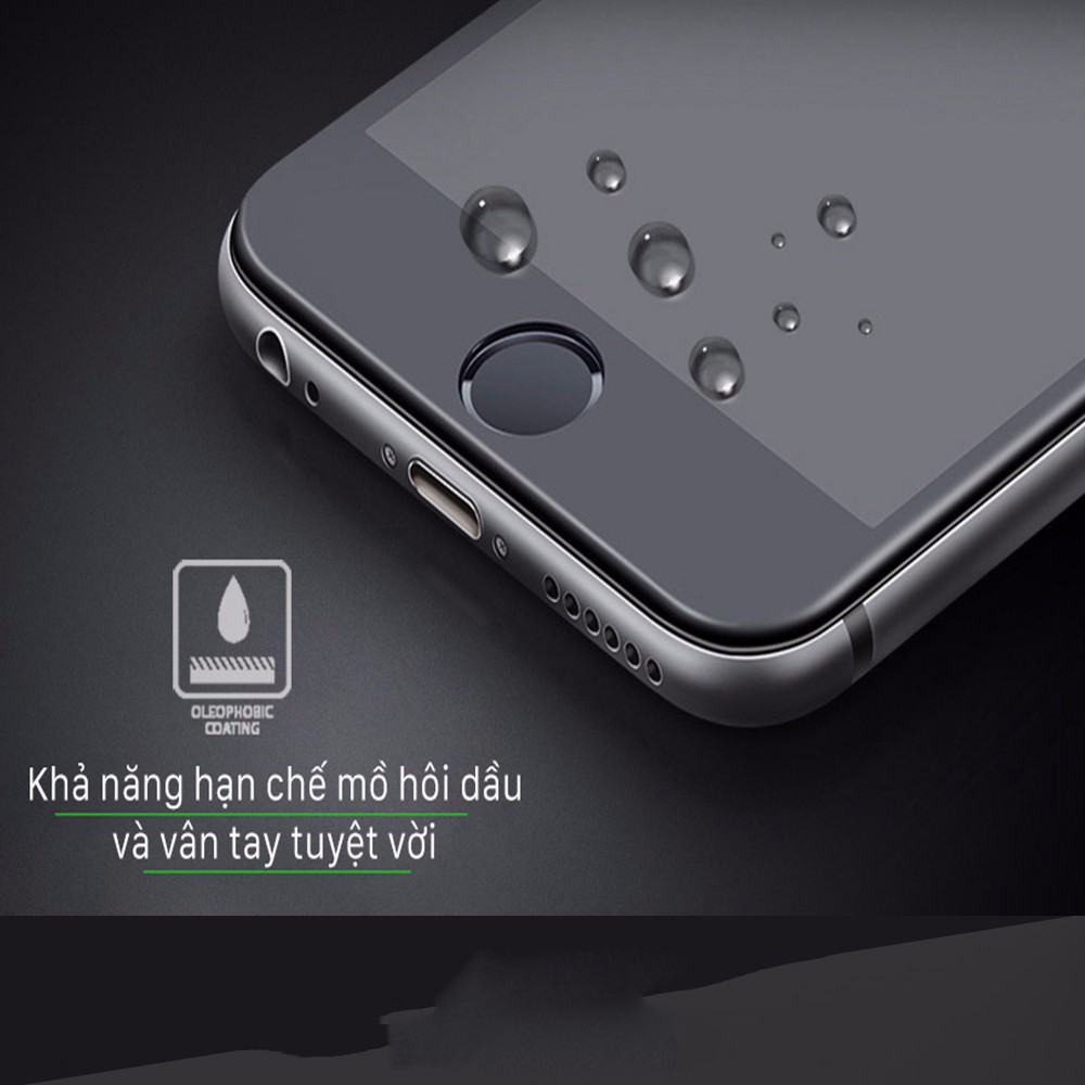 CƯỜNG LỰC FULL MÀN CHỐNG BÁM VÂN TAY CÁC DÒNG IPHONE