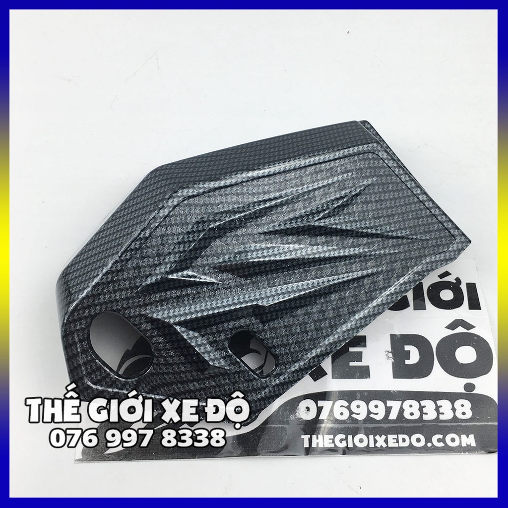 Ốp nắp bình nước AB 160 125 cc 2023 cacbon - phụ kiện đồ chơi ốp carbon Air Blade nắp bình giải nhiệt