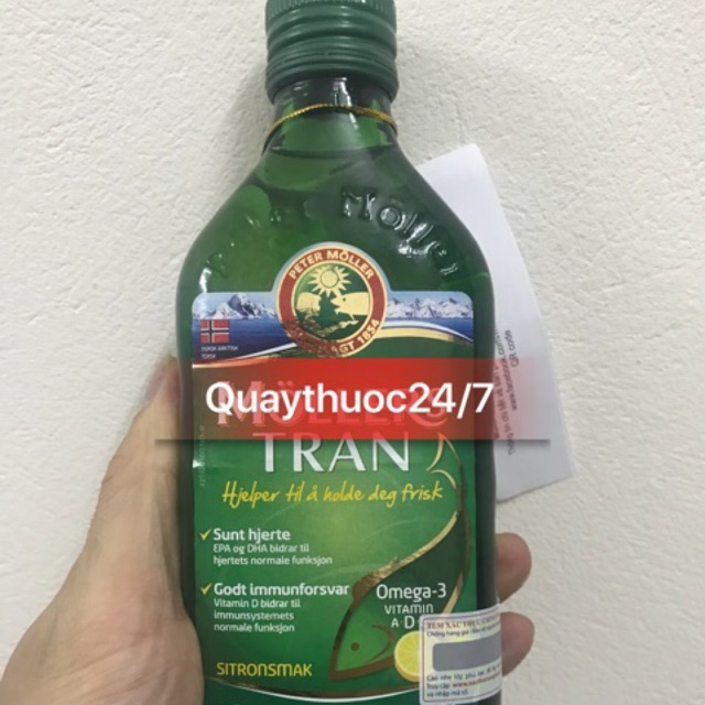 Dầu cá MOLLERS TRAN DHA