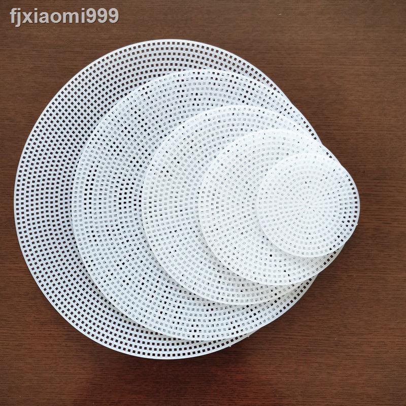 Túi lưới nhựa hình tròn/vuông đựng đồ đan móc tiện dụng