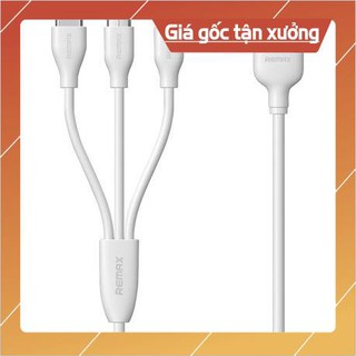 Cáp sạc nhanh remax suda 3 in 1 rc-109th cổng microusb, lightning, type c