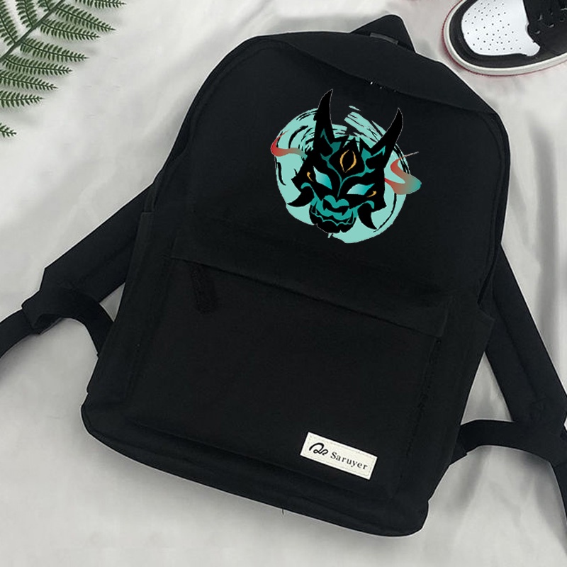 Ba Lô da Bóng In Hình Genshin Impact Xiao mochila kawaii 2022 Dành Cho Nữ