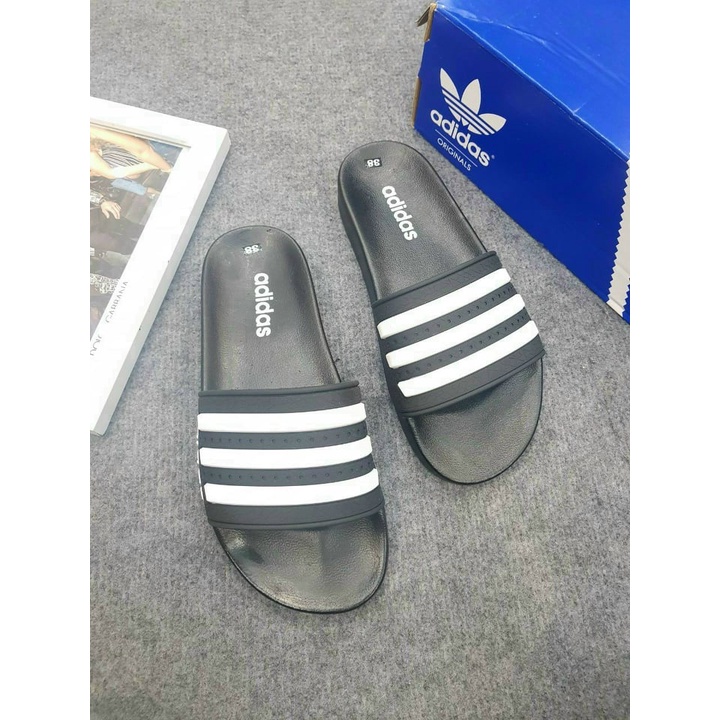 🔥HÀNG CAO CẤP🔥Dép nam,Dép adidas nam nữ unisex quai ngang nam nữ họa tiết 3 lá siêu đẹp