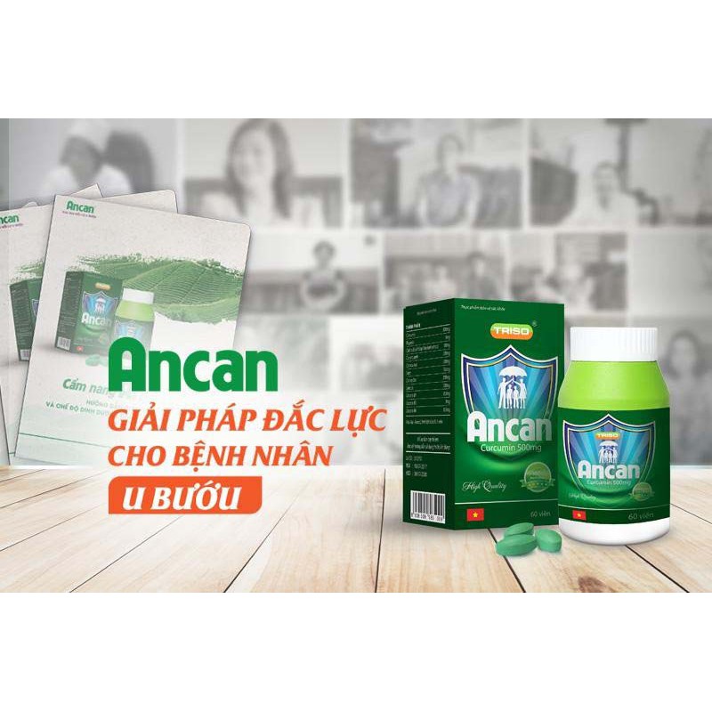 [Chính Hãng Triso]  Ancan Thực Phẩm Bảo Vệ Sức Khỏe Hỗ Trợ Điều Trị Ung Thư U Bướu Người Mắc Bệnh Mãn Tính