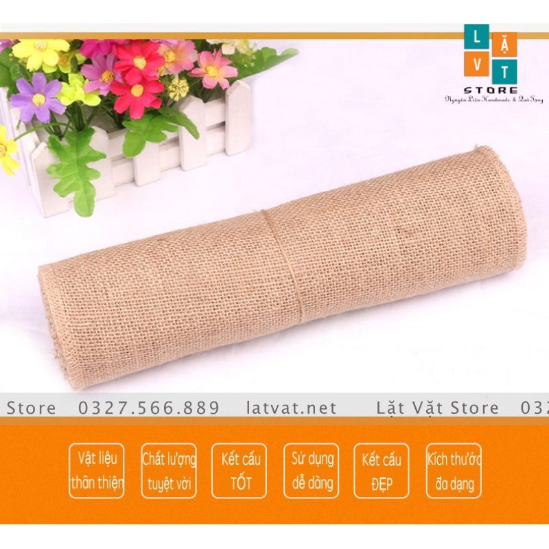 Ruy băng sợi đay trơn nhiều kích thước,DIY trang trí, handmade, tiệc cưới, Giáng sinh làm từ sợi đay, ribbon Decor.