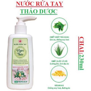 Nước rửa tay ngọc thảo hoa linh chai 230ml ml007