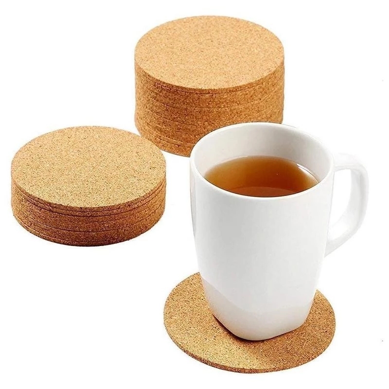 Đế bần lót ly hình tròn cách nhiệt