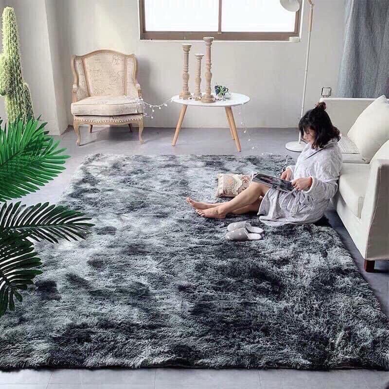 Thảm Lông Trải Sàn - Decor Không Gian Siêu Đẹp - Kích Thước: 1m6x2m