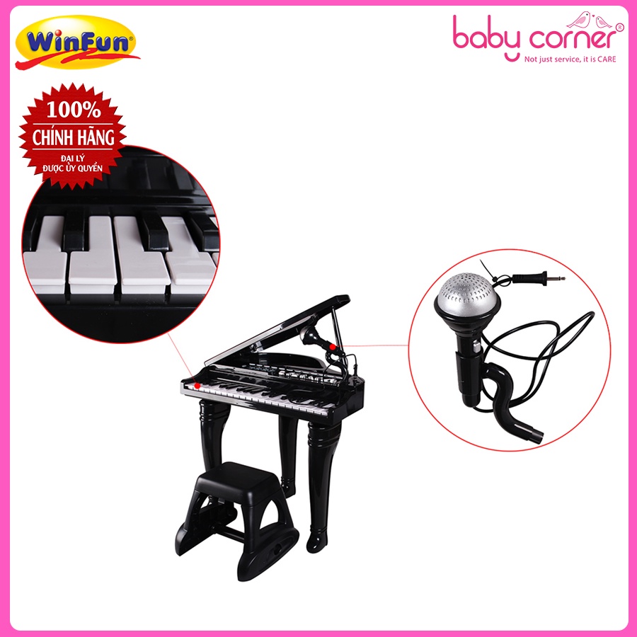 Đàn Piano Cổ Điển Kèm Mic Winfun Cho Bé Từ 3 Tuổi