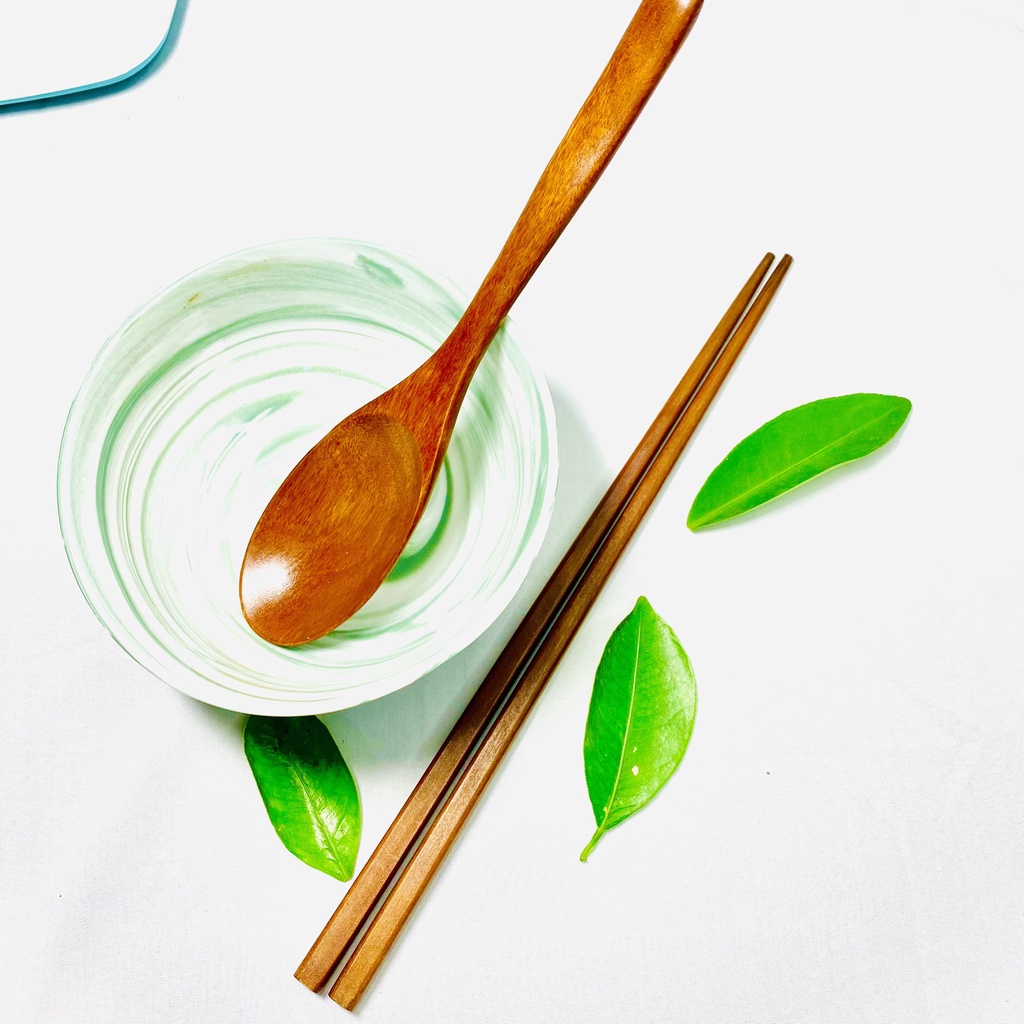 COMBO 10 đôi đũa gỗ cao cấp thiết kế phong cách Hàn Quốc không chất bảo quản sơn tốt cho sức khoẻ BenGo  ĐG10