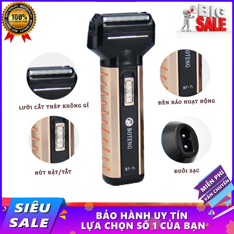 Máy Cạo RâuTông Kiêm Tông Đơ Cạo Râu Boteng T-3 / Top 1 Dao Cạo Râu Hiện Nay / Bảo Hành 6 Tháng