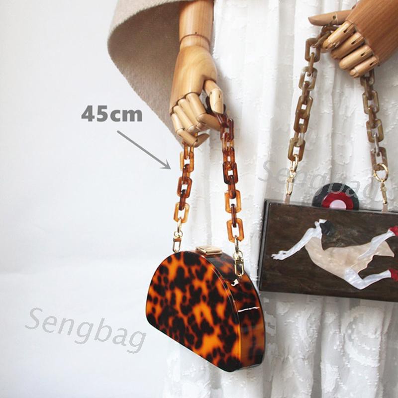 Dây Đeo Thay Thế Cho Túi Xách Chất Liệu Acrylic 45 / 80 / 120cm