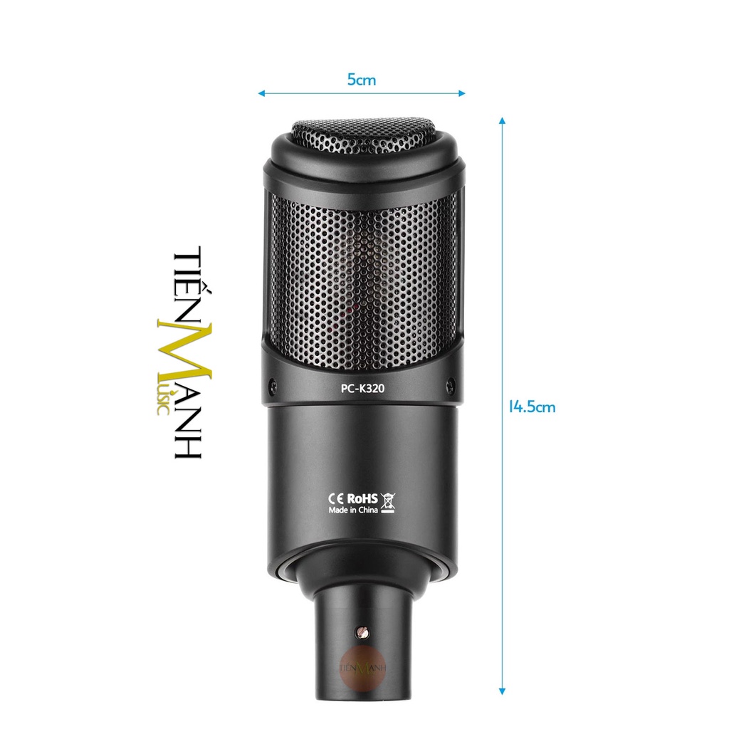 [Tặng Màng Lọc, Chính Hãng] Micro Takstar PC-K320 Mic Thu Âm Livestream Phòng Thu Studio PC K320 Microphone PCK320