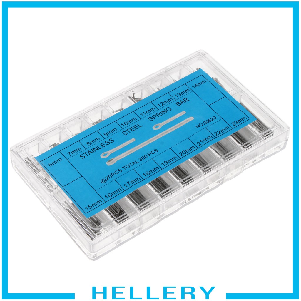 Hộp 360 Ghim Đồng Hồ Bằng Thép Không Gỉ Kèm Hộp Nhựa