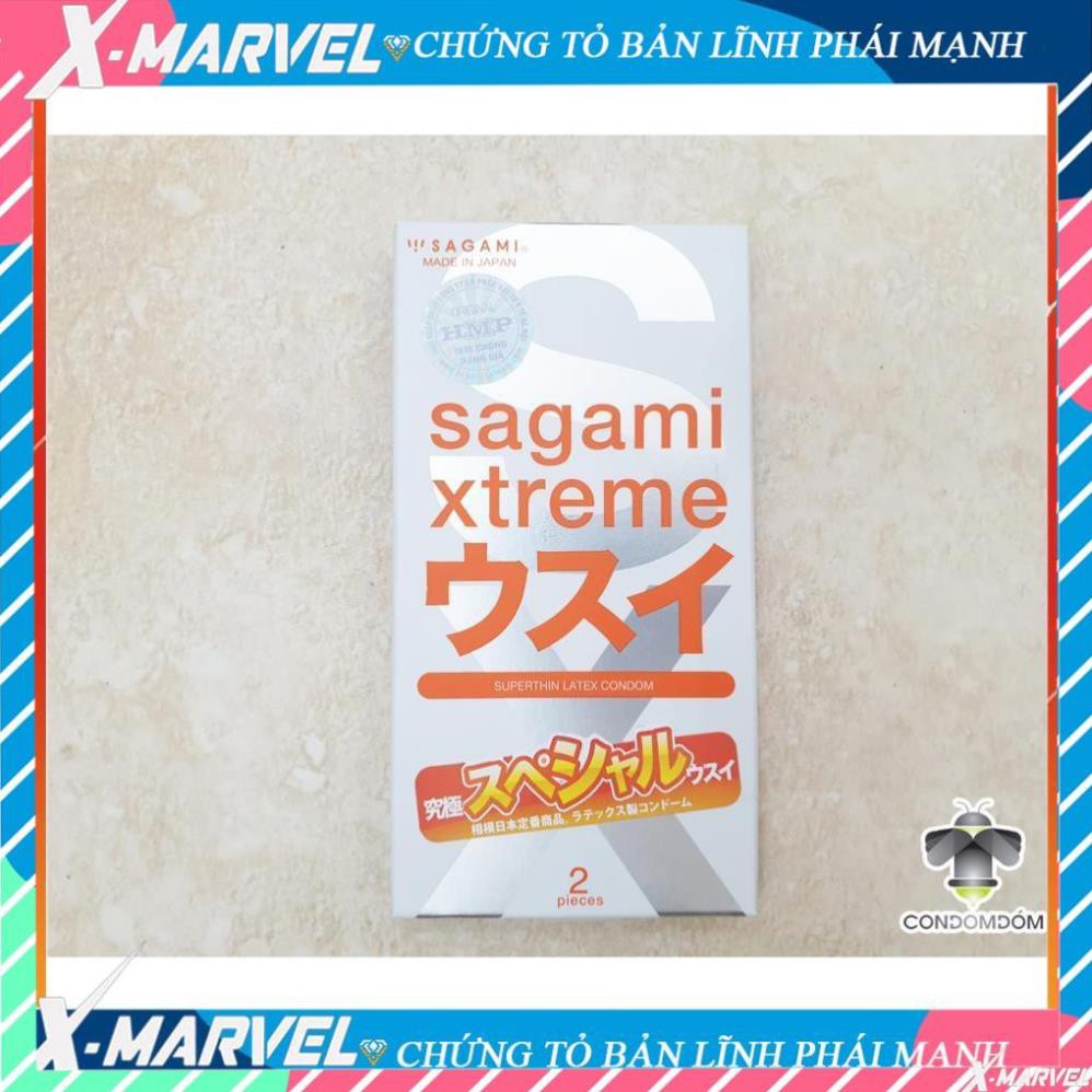 Bao cao su SIÊU MỎNG tăng KHOÁI CẢM kéo dài thời gian. Bcs GAI BI lớn Sagami Xtreme Superthin