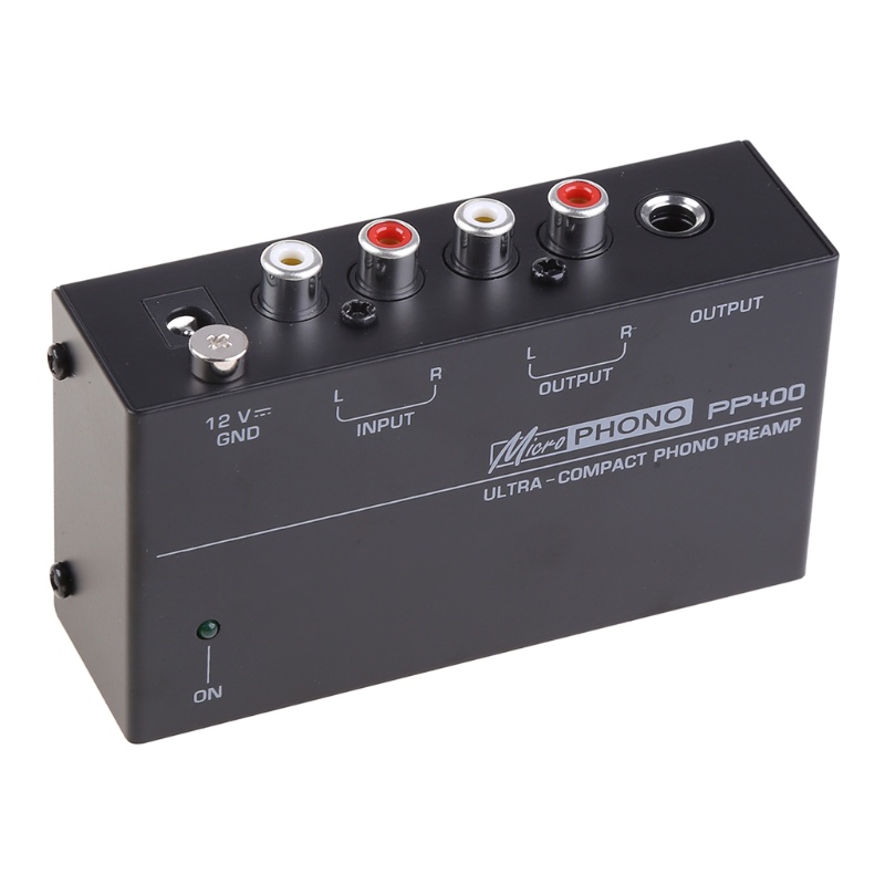 Bộ Khuếch Đại Âm Thanh Phono Preamp Rca 1 4Inch Giao Diện Trs Preamp PP400 Phích Cắm EU