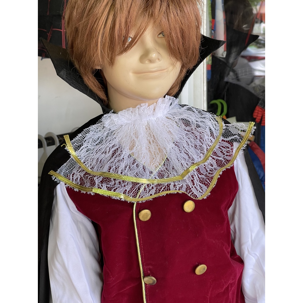 HM1090 Set Trang Phục Hóa Trang Ma Cà Rồng 038 Cho Bé Trai Kèm Áo Choàng