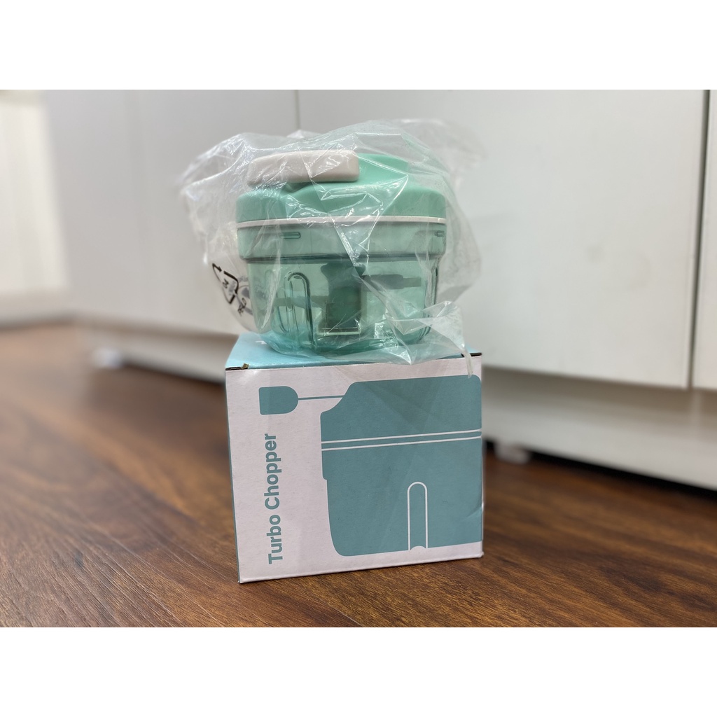 Máy xay cầm tay Tupperware Turbo Chopper xay gia vị tỏi ớt lạc thịt nạc đồ ăn dặm cho bé - Hàng chính hãng
