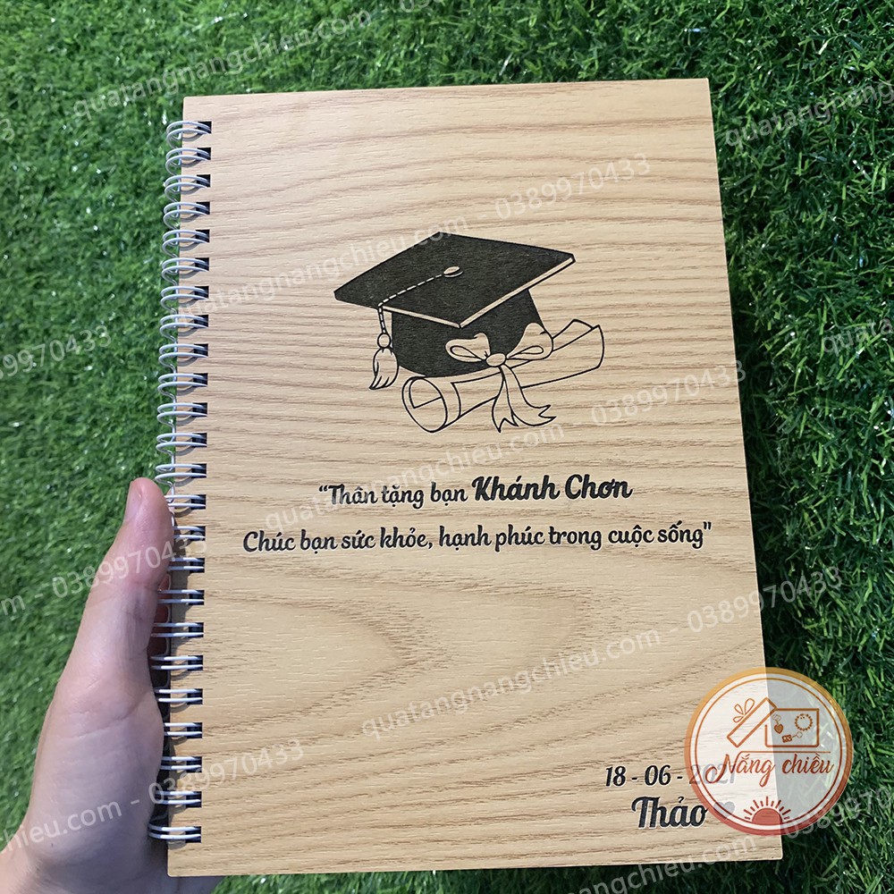 Sổ tay Tốt Nghiệp_ Sổ tay khắc nội dung theo yêu cầu