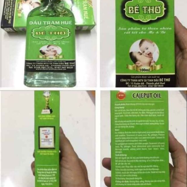 Combo 2 chai tinh dầu tràm bé thơ 50ml