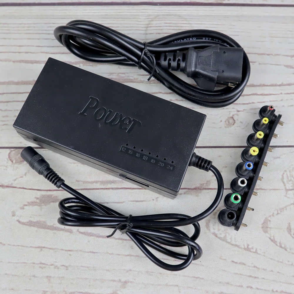 (Mới) Bộ Nguồn 8 Đầu Adapter Đa Năng For Laptop Và Lcd 96w Chính Hãng Bh 1 Năm