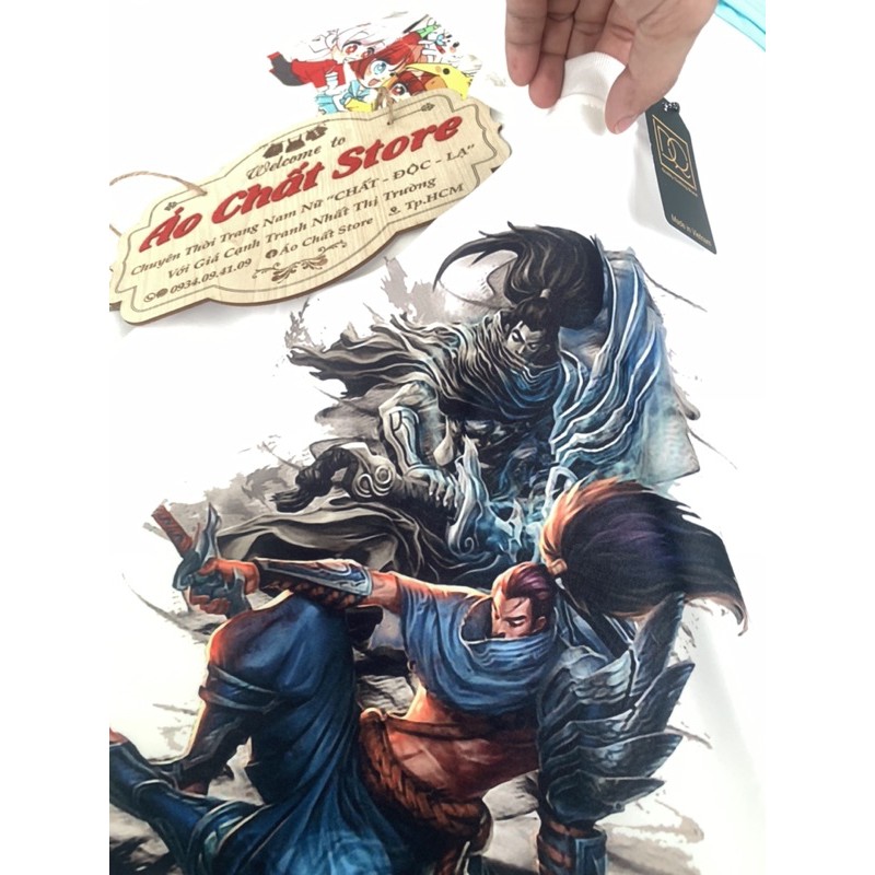 Áo Thun YASUO, Áo Thun Liên Minh Huyền Thoại YASUO Cơ Bản Cao Cấp - LOL T-SHIRT