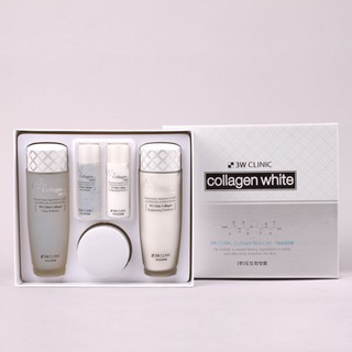 Bộ dưỡng trắng da 3W Clinic Collagen White Set - Hàn Quốc