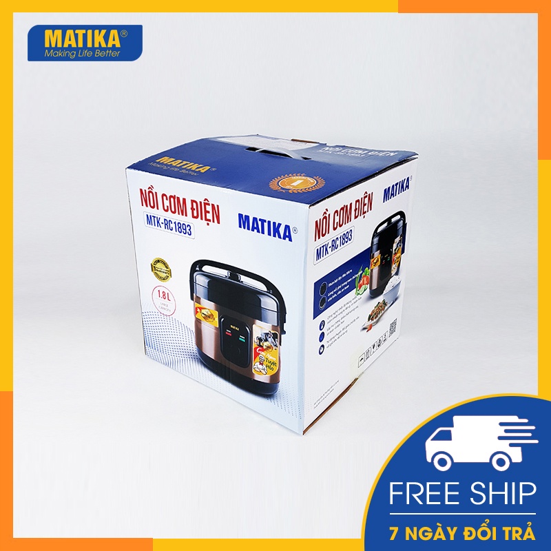 Nồi Cơm Điện MATIKA 1.8L MTK-RC1893