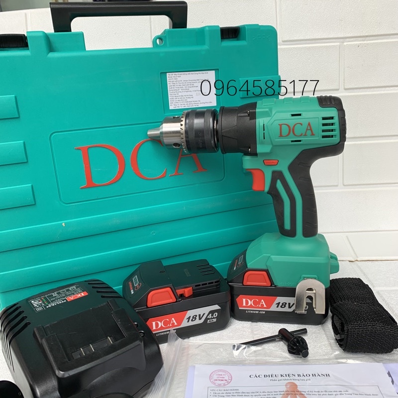 Máy khoan pin 16li DCA ADJZ16 không chổi than bắn vít