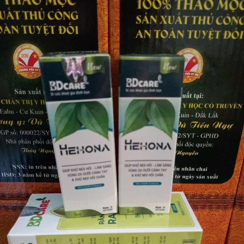 HEHONA NÁCH CHÂN VÀ MỒ HÔI TAY