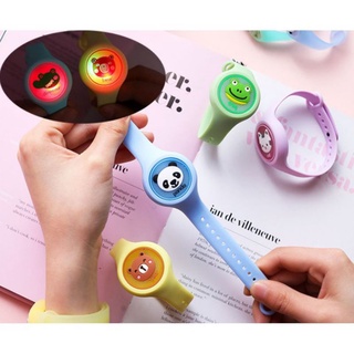 Vòng đeo tay đuổi muỗi phát sáng trẻ em, đồng hồ trẻ em