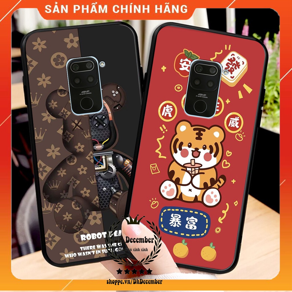 Ốp lưng Xiaomi REDMI NOTE 9 in hình 3D lucky, gấu Brick xinh xắn - KHÔNG NÊN BỎ LỠ