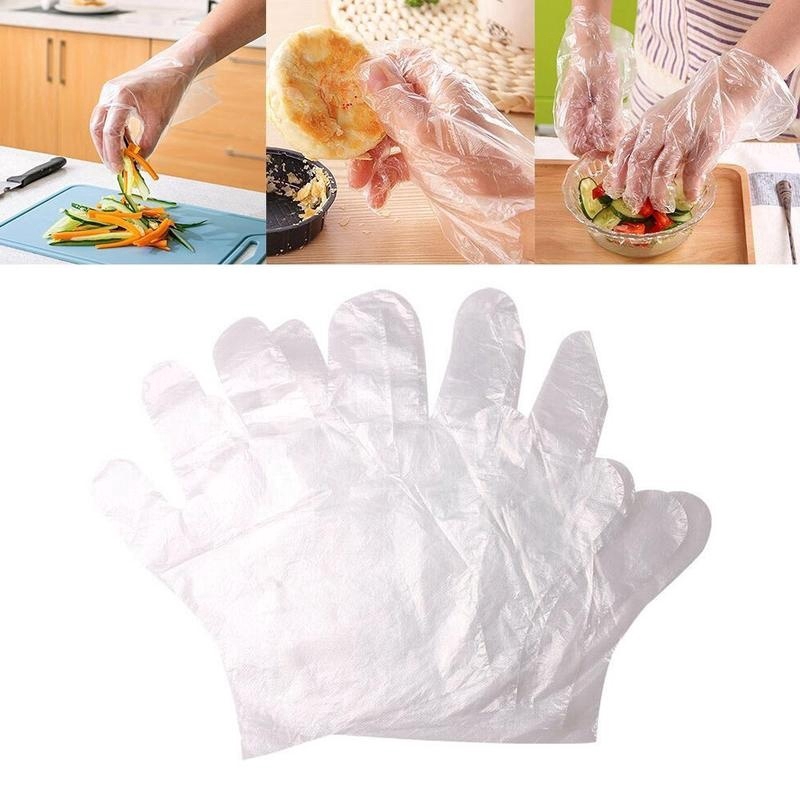 100 Găng tay nhựa sử dụng 1 lần tiện lợi