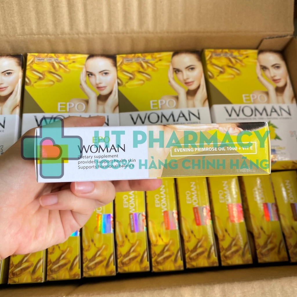 Tinh dầu hoa anh thảo EPO WOMAN - Hỗ trợ làm đẹp da, giảm mụn, mờ thâm, cân bằng nội tiết tố