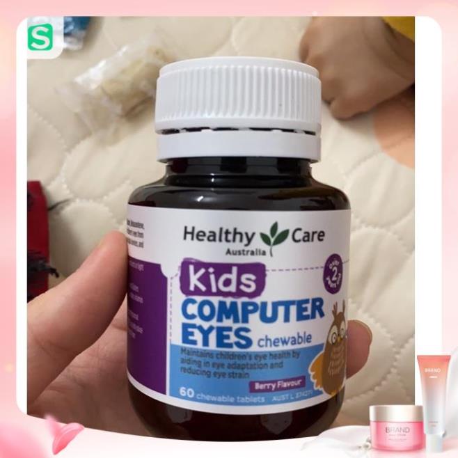 _Viên bổ mắt cho bé Healthy Care Kids Computer Eyes 60 viên vị Berry của Úc Mihaki Store