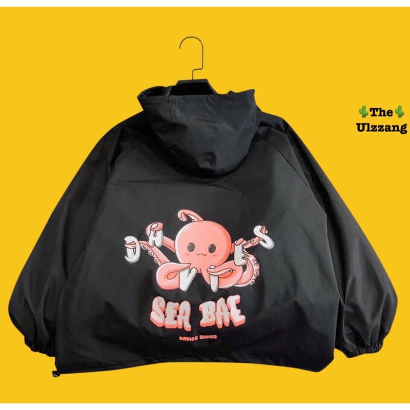 🌵 𝐓𝐡𝐞 𝐔𝐥𝐳𝐳𝐚𝐧𝐠 🌵 220 Áo Khoác Dù Sea Bae - Dù 2 Lớp Chất Đẹp. Unisex - Couple - Bomber Jacket - Hottrend