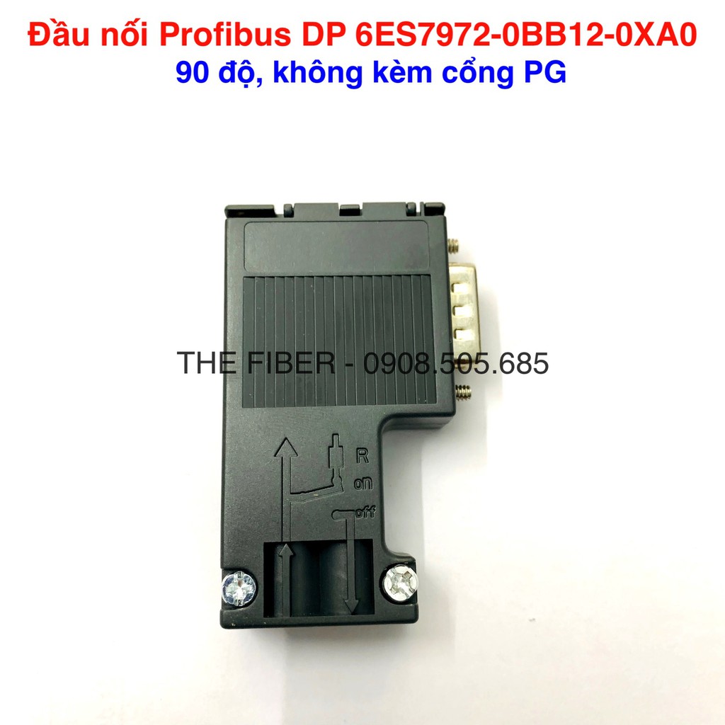 Đầu nối cáp profibus DP 6ES7972-0BA12-0XA0 90 độ, không kèm cổng lập trình PG