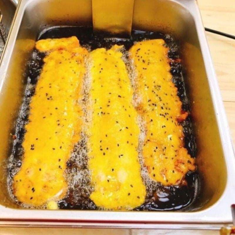 Bột chiên khoai, chuối ngon như hàng