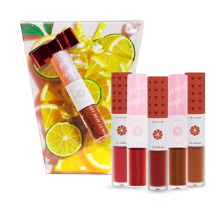 Combo 5 Son LEMONADE PERFECT COUPLE LIP tùy chọn màu (5 cây x 7.5g)