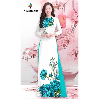 vải áo dài in 3d
