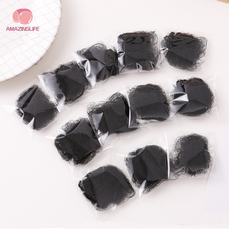 Lưới Búi Tóc Đàn Hồi Màu Đen Cho Nữ 30/50/60Cm