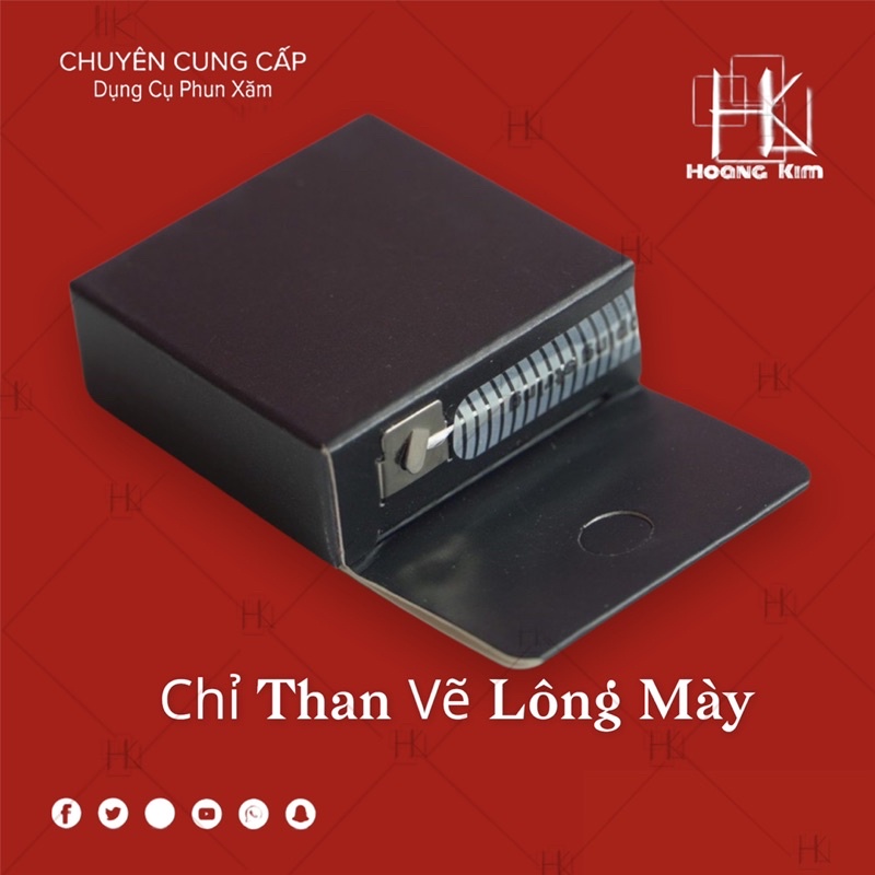 Chỉ than hoạt tính vẽ lông mày